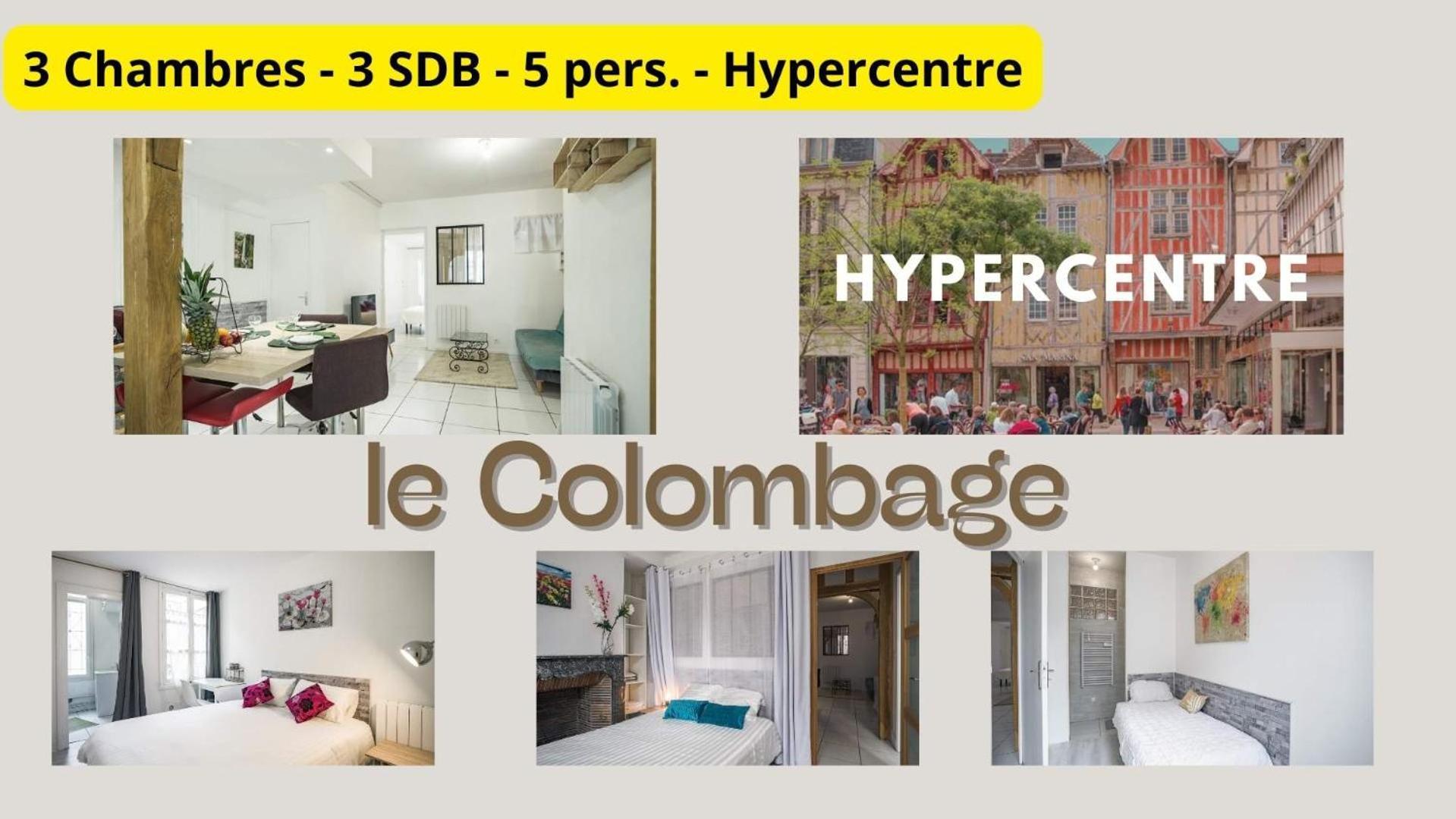 Le Colombage-3 Chambres- Hypercentre Troyes Bagian luar foto